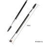 Double-Ended Eyebrow & Eyeshadow Brush - Angled Concealer & Spiral Eyelash Tool for Professional Eye Makeup