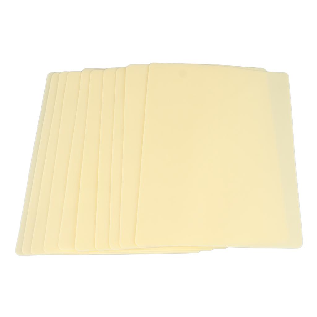 10pcs Tattoo Practice Microblading Reusable Silicone Skin Blank Tattooing Practice Skin