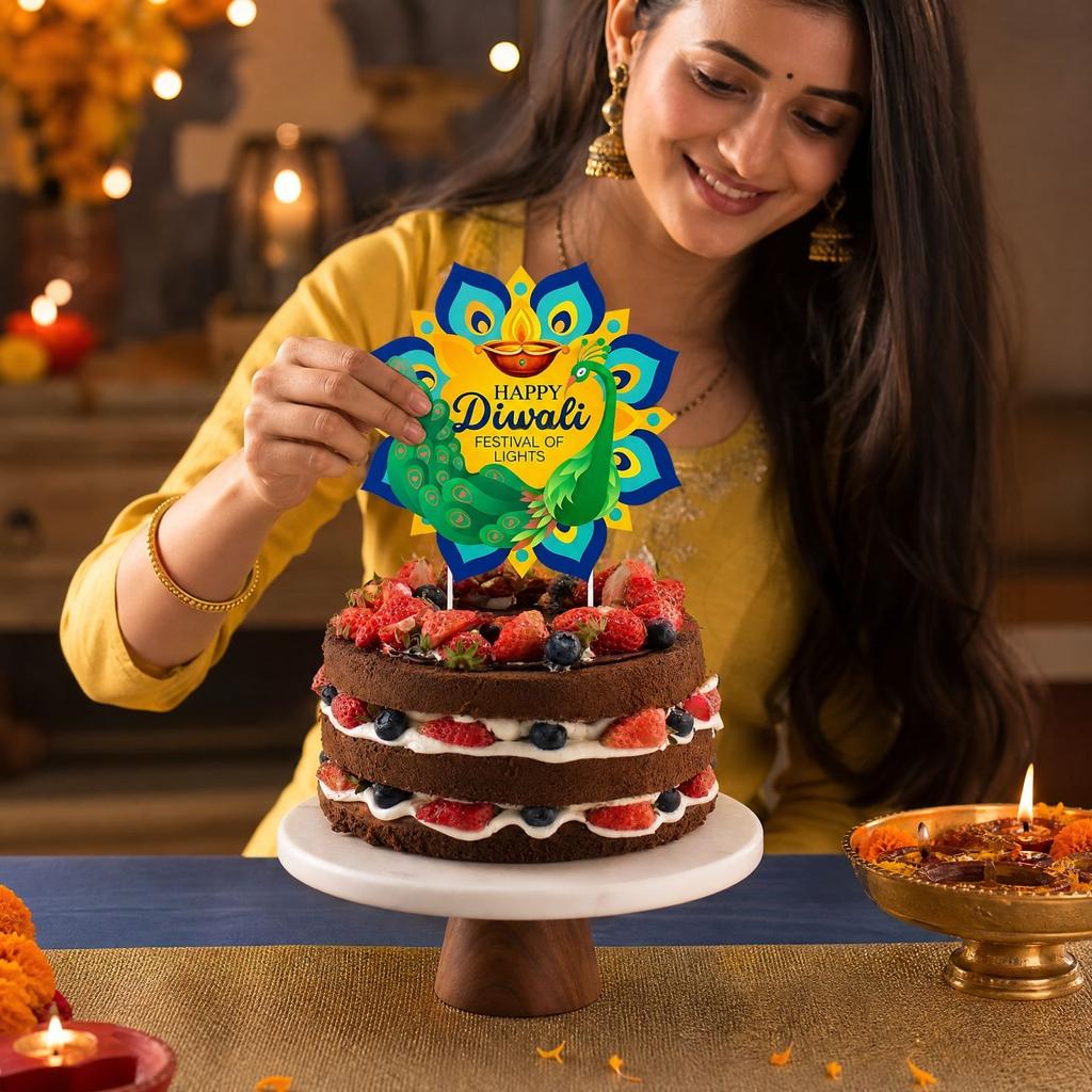 Large Party Decoration Cutout for Indian Decor and Celebration, 1 Count