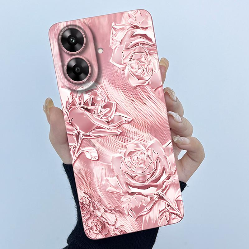 Phone Case for Realme Note 60 60X Narzo N61 Back Cover Matte Shell New design Soft Silicone Funda for Realme Note60 RMX3933 Case