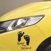 Colorful Russian Kids Baby On Board Car 3D Sticker "Baby In Car"  Car Decals Vinyl Stickers