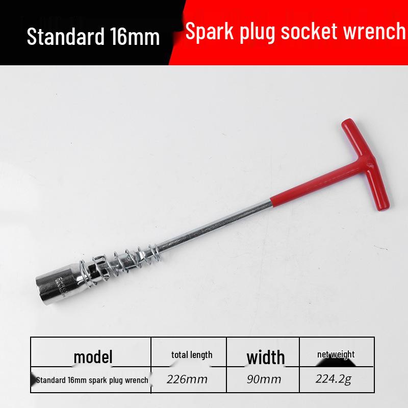 Universal Joint Spark Plug Wrench Extension for Removal and Installation