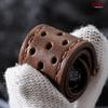 Universal Genuine Cowhide Watch Band Butterfly Buckle Vintage Straps for Men Women Breathable Bracelet Belt 18/20/22mm Wristband