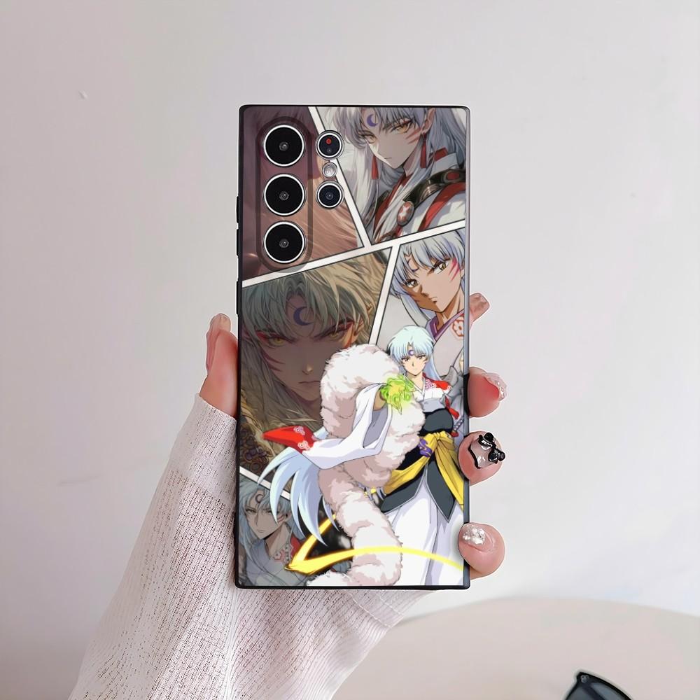 I-Inuyasha S-Sesshomaru Phone Case For Samsung Galaxy S25 S24 S22 S23 Ultra S21 S20 Plus Frosted Non-Slip Full Cover Soft Case