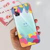 For OPPO A52 Case OPPOA52 CPH2069 A 52 Flower Phone Case Fashion Transparent Silicone Soft TPU Back Cover For OPPO A72 A92 Coque