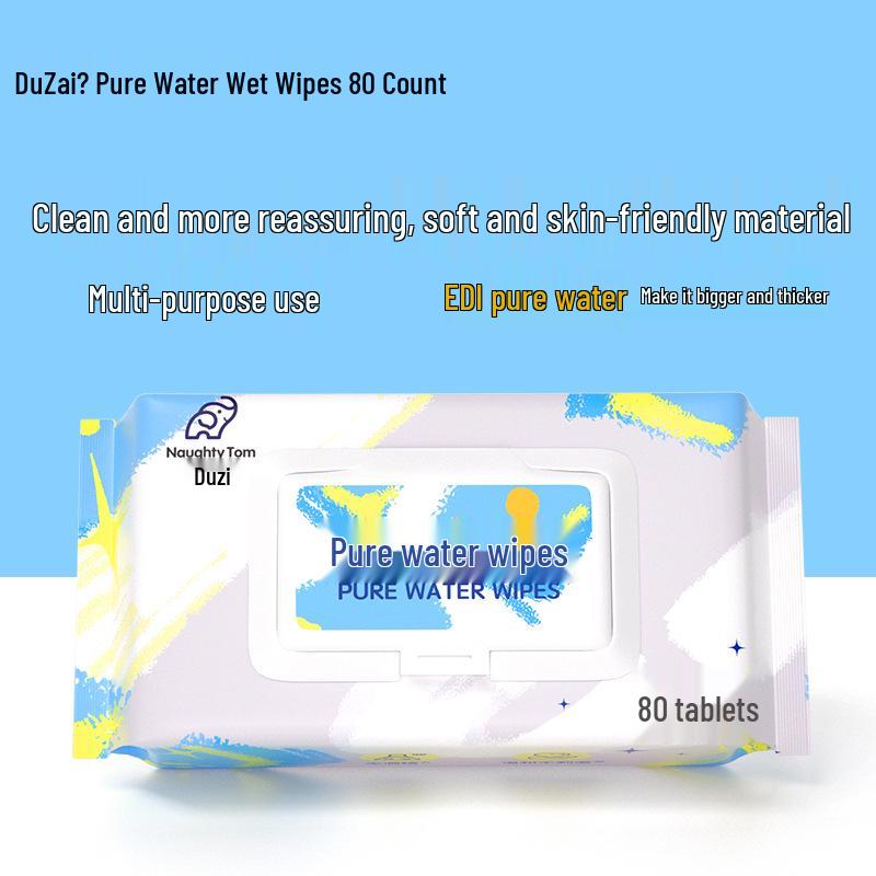 80-Count Large Pack Baby Hand & Mouth Cleaning Wipes - Special for Kids