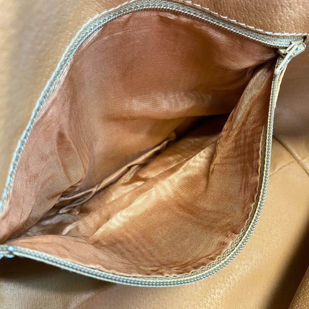 Celine Macadam Leder Handtasche Braunes Leder Damen Gebraucht