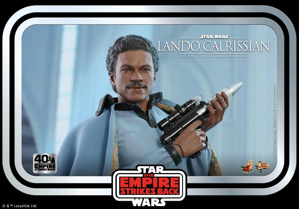 Hot Toys Movie Masterpiece Star Wars Episode 5: The Empire Strikes Back Lando Calrissian (40th Anniversary Edition) 16 Scale Figure Blue