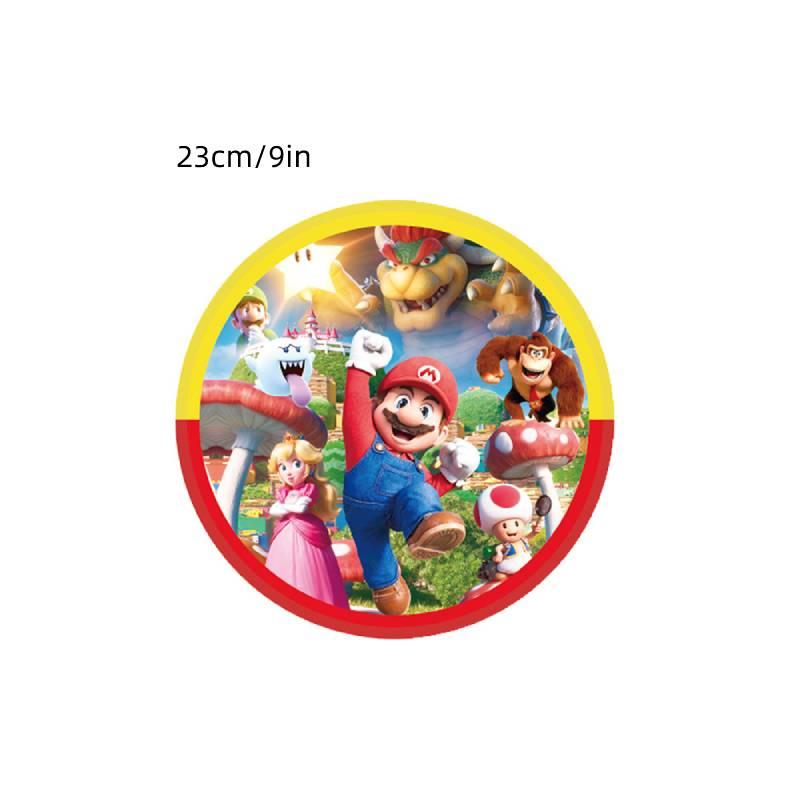 Mario Movie Kids Birthday Party Decoration Banner Tableware Supplies
