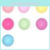 Interactive Dog Toy Ball Long-lasting Tpr Paw Print Ball For Chewing And Teeth Cleaning Assorted Colors Medium Size 35g