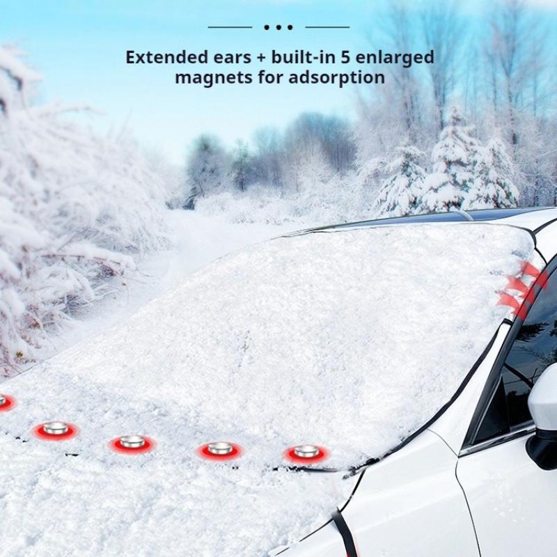 Waterproof Magnetic Sunshade Cover Car Front Windscreen Snow Protector Automobile Windshield Cover