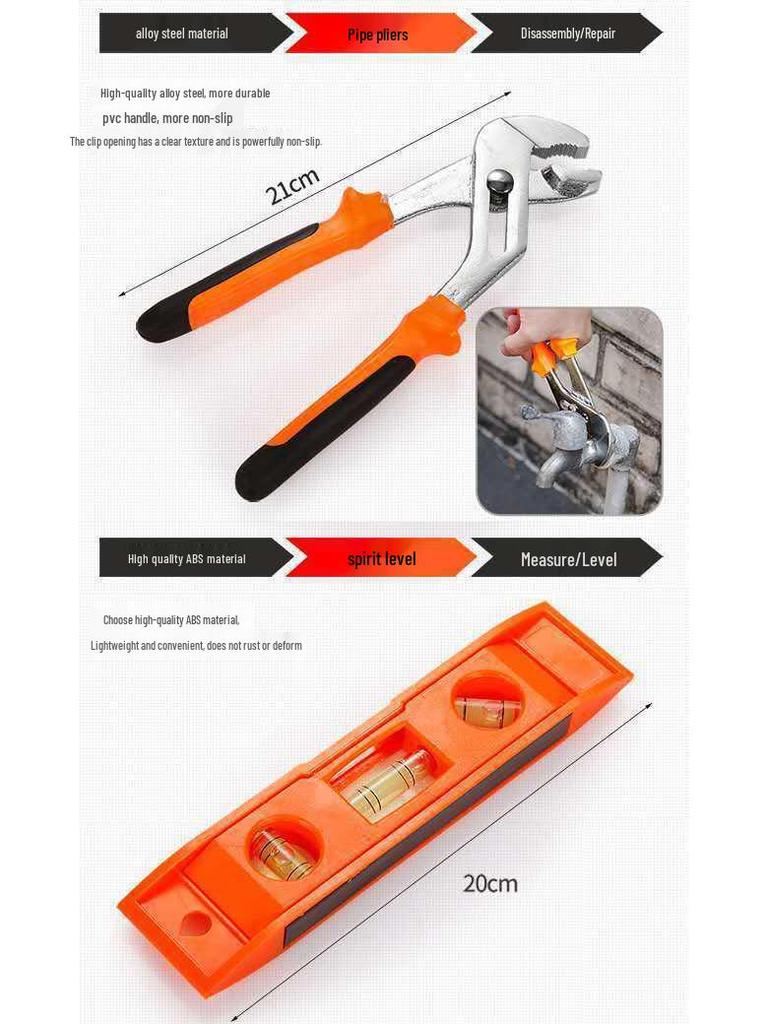 Multifunctional Household Repair Tool Set for Car and Electrician Use
