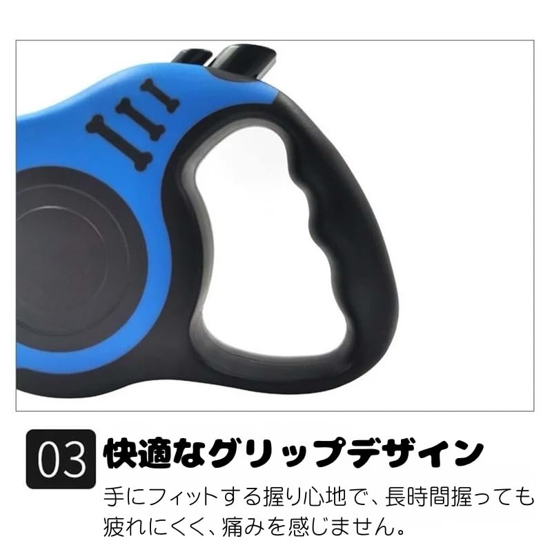 5m Retractable Dog Automatic 15kg Weight Suitable for Small and Medium Instant Reinforced Lightweight for and Running [ARSxODES] Leash, Retraction,