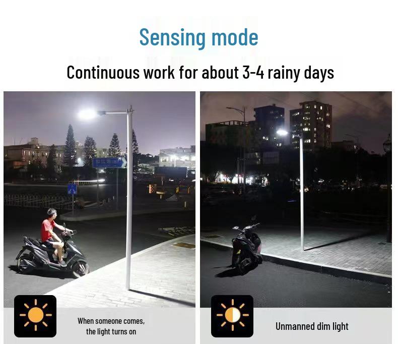 Solar-Powered Waterproof Outdoor Road Light with Motion Sensor