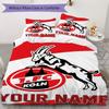 Custom Name FC KÖLN Bedding,Quilt Set Quilt Cover Pillowcase Home Birthday Gift(1 * Duvet Cover + 2 * Pillowcase, Without Core)_xia