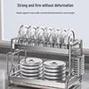 Yingbai Double-Layer Aluminum Dish Drying Rack