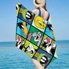 Cartoon rabbit Yellow Bird Beach Towel, Super Soft Microfiber, Gift for Her/Him, Birthday, for Pool, Beach, Travel, Home Decor Fan gifts