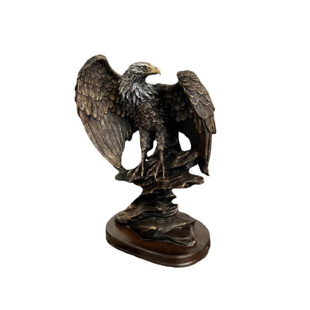 Luxury Simulation Animal Statue Retro Miniatures Figurine Sculpture Tiger Lion Head Ornament  Prop
