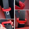 2Pcs Pu Leather Protection Wear Universal Car Seat Belt Buckle Cover Protector Anti-Collision Case Car Interior Accessories