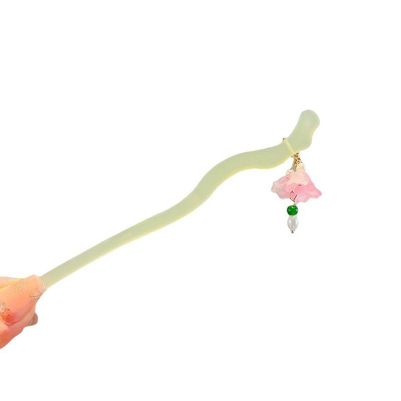 Ancient Style Hanfu Tassel Hairpins for Girls - Chinese Costume Hair Accessories