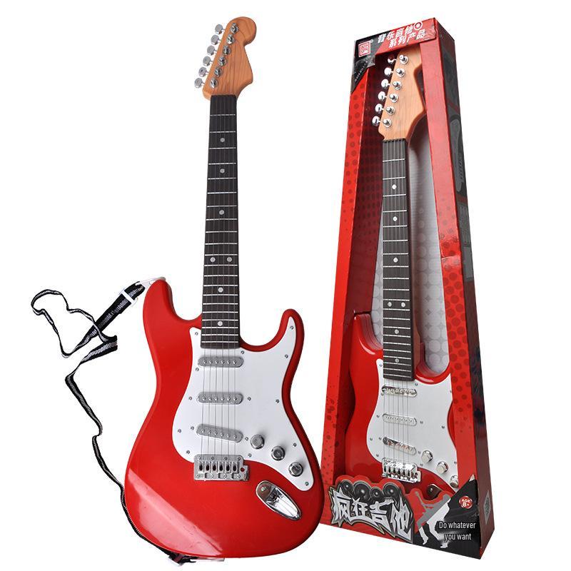 Electric Guitar Toy for Kids - Musical Instrument with Strings