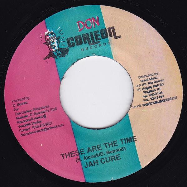 

7-дюймовая пластинка JAH CURE - These Are The Time NONE Don Corleon Rec 2005 Ямайка Регги, Ска и Даб Б/У