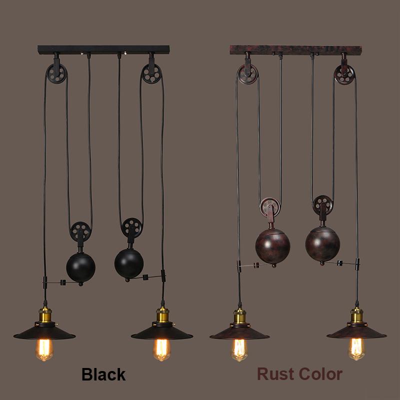 Industrial Vintage Hanging Pulley Pendant Ceiling Holder Chandeliers Lamp Fixture For E27 Bulb At Affordable S Free Real Reviews With Photos Joom Industrial Vintage Hanging Pulley, Pulley Pendant Light Fixture