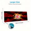 Toluca FC Mouse Pad, Large Gaming Desk Mat, Non-slip XXL Mousepad for Laptop & Tablet, Mini PC Playmat with Stitched Edges