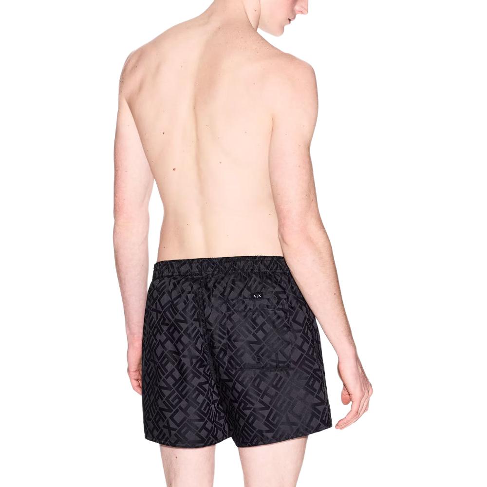 Armani Exchange AE SS25 Beach Shorts Men's Black XM000829-AF13629-FC013