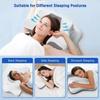 Ergonomic Butterfly Memory Foam Neck Pillow with 3-Point Support for Head Neck & Shoulders Removable Washable Cover for Comfort