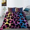 3D Digital Printed Bedding Set Colorful Pattern Duvet Cover Pillowcase AU Extra Large Full Size Bedding Set Home Decoration