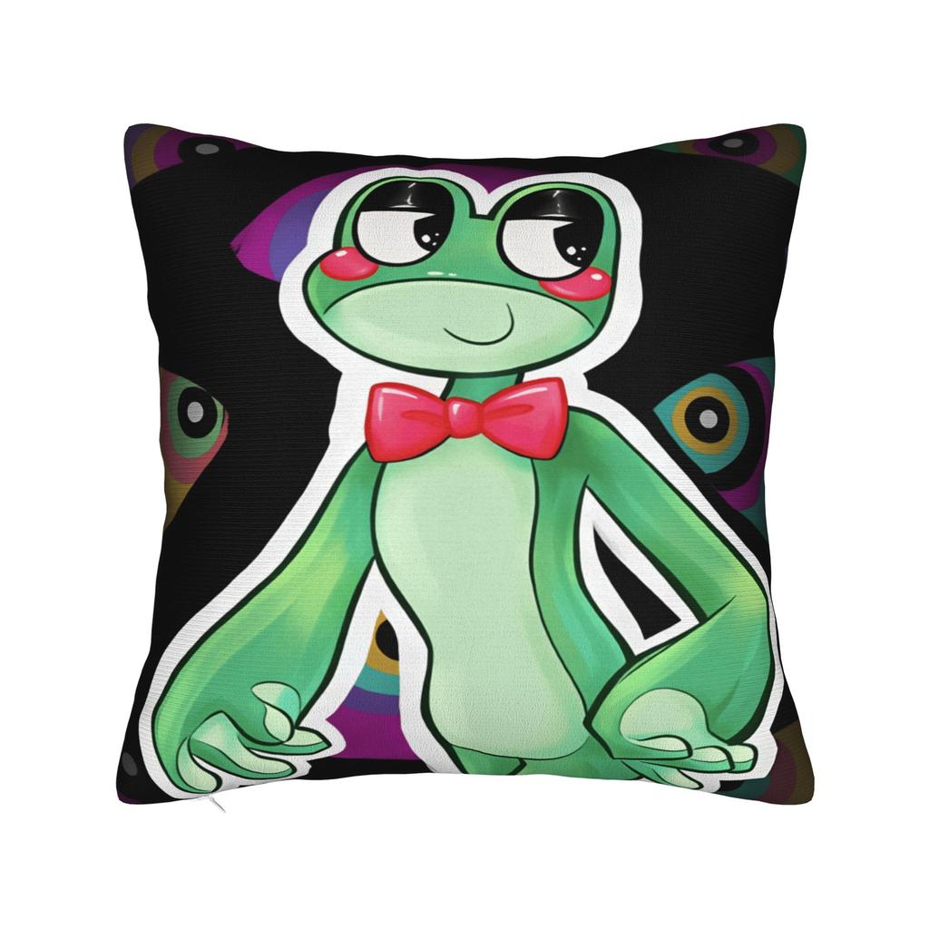 R-Ribbit Frog Pillow Cover TADC Novelty Pillow Case For Couch Sofa Bedroom Soft Cushion Cover Birthday Present