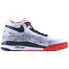 Nike Flight Legacy Ink Dragon Hidden Mid Top Vintage Basketball Shoes Unisex White Red Black BQ4212-100(Team168-)