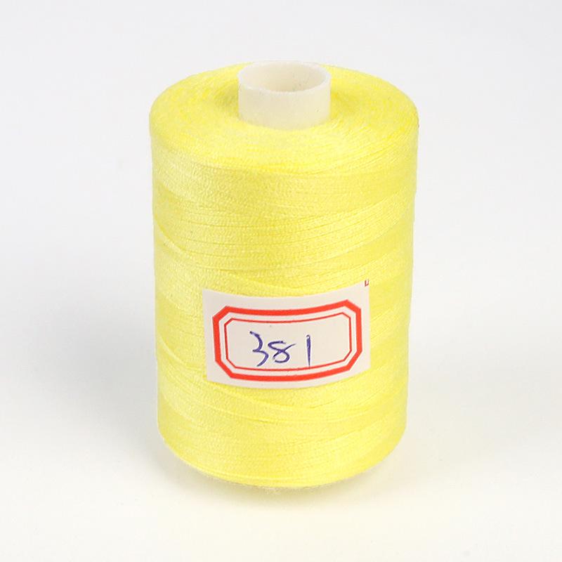 Hilo de Coser de Poliéster de Alta Velocidad 402 - 1000 Yardas, Colores Arcoíris, Ideal para Proyectos de Costura Casera y a Mano