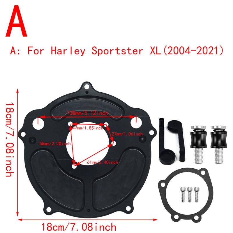 RSD Motorcycle CNC Turbine Air Cleaner Filter Intake For Harley Sportster Dyna Softail Touring Street Glide Road King Fatboy