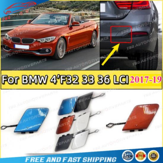 PAINTED REAR Bumper Tow Hook Cove for BMW F36 LCI Gran Coupe 2017.3  2018