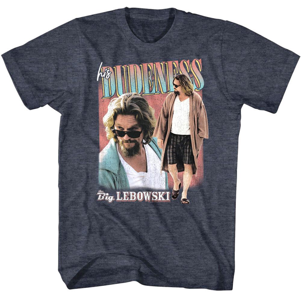 Big Lebowski His Dudeness Men T Shirt Jeff Bridges The Dude Duderino Comedy XXL