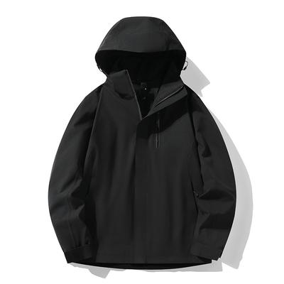 Outdoor Hardshelljacke Frühling und Herbst Herren Casual Sportmantel Wasserdicht Winddicht Funktionsjacke Bergsteigerbekleidung