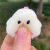 Cute Squishy Chick Fidget Toy Phone Chain Stress Relief Toy Bag Charms Super Soft Rebound Chicken Animal KeyChain Kawaii Pendant