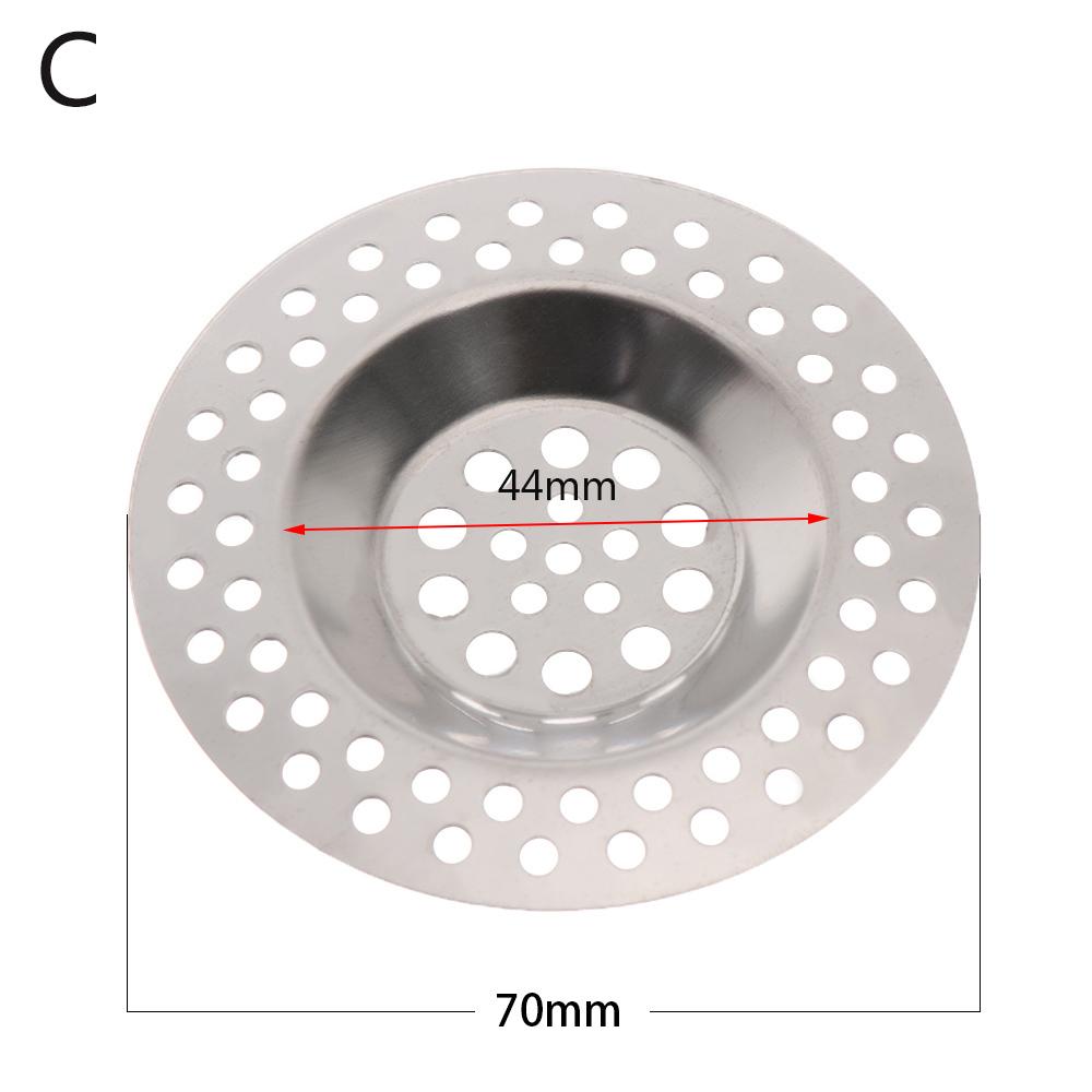 2PCS Strainer Bath Basin Drain Hair Clean Up Mesh Trap Filter Kitchen Sink with Large Wide Rim Catcher Cover Cap Plug Wholesale