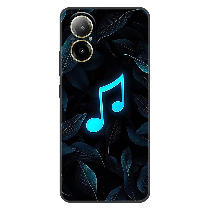 Pro Realme C67 4G C65 Pouzdro Mramorové Měkký Matný Silikonový Zadní Kryt Pro Realme C53 C55 Celé Tělo Telefonu RealmeC67 Coque Fundas