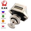 10 STÜCKE KAK Camper Auto Push-Lock 20mm RV Caravan Boot Wohnmobil Schrank Schublade Verriegelung Taste Schlösser Für Möbel hardware