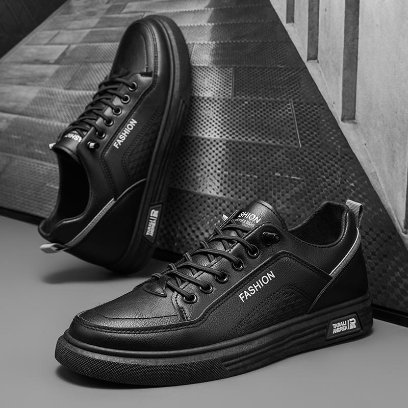 Fashion Trendy Versatile Cloth Shoes Mens Spring New Breathable White Shoes Mens Sports and Leisure Board Shoes Trendy Shoes