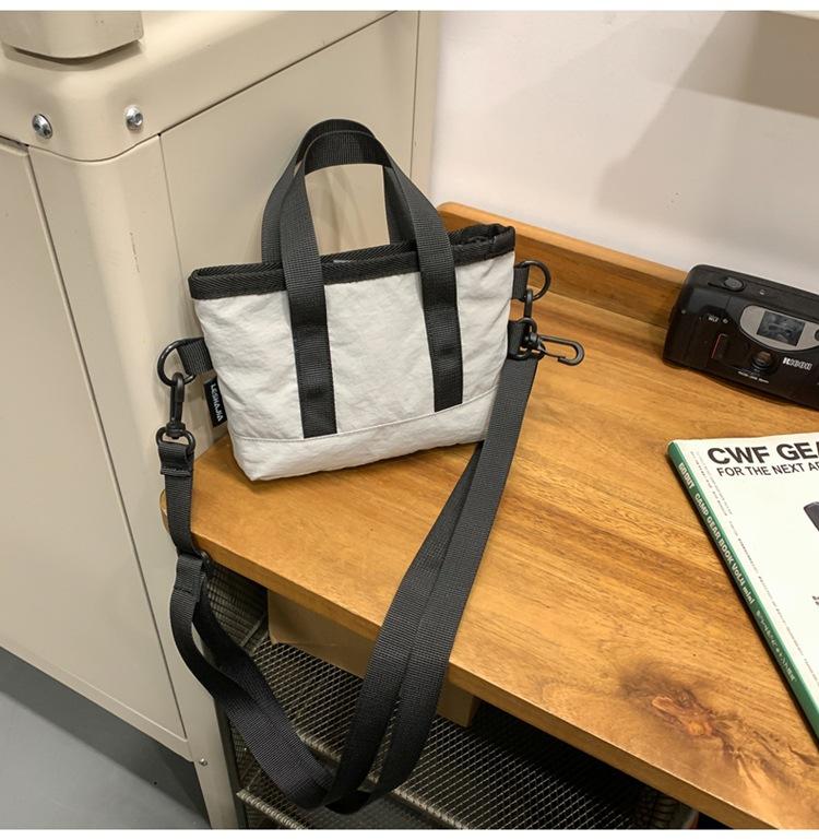 Crossbody bag women's small bag new personalized solid color portable simple shoulder bag trendy casual small square bag