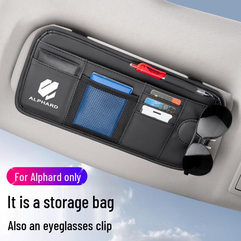 Toyota Alphard Car Visor Storage Bag & Card Holder
