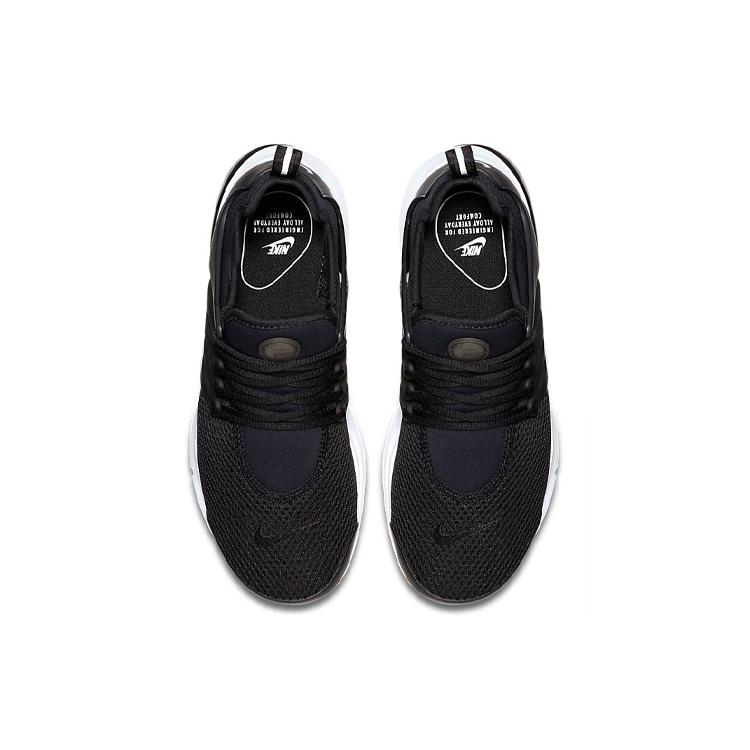 Ny Nike Air Presto Svart/Svart Hvit Gummi Gul Dame 878068-005