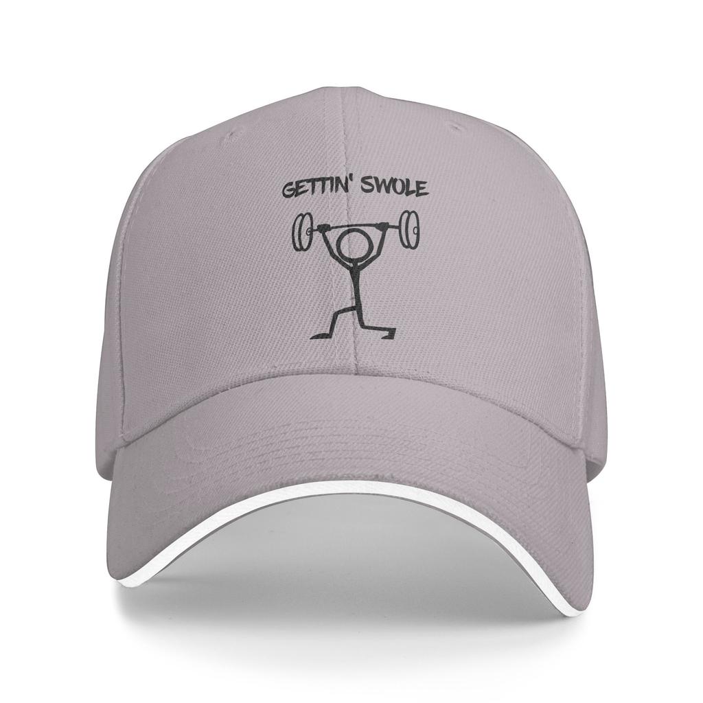 Getting Swole Workout Exercise Weight Lifting Casual Baseball Cap Outdoor Gym Hip Hop Hats Spring Men Streetwear Snapback Cap