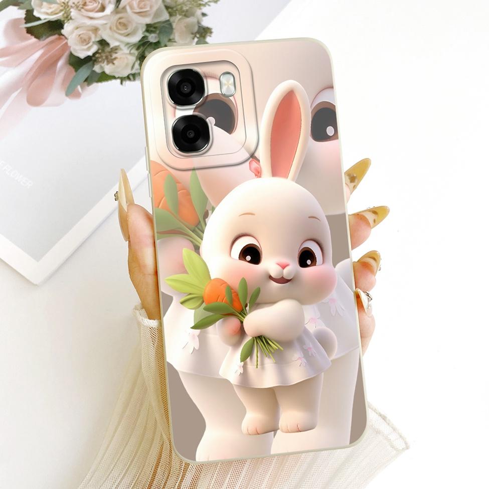 Case For Oppo A6 4G CPH2817 5G CPH2831 PLT120 Casing For Oppo A6 Cover Luxury Fashion Cute Cartoon Funny Painted Silicone Funda