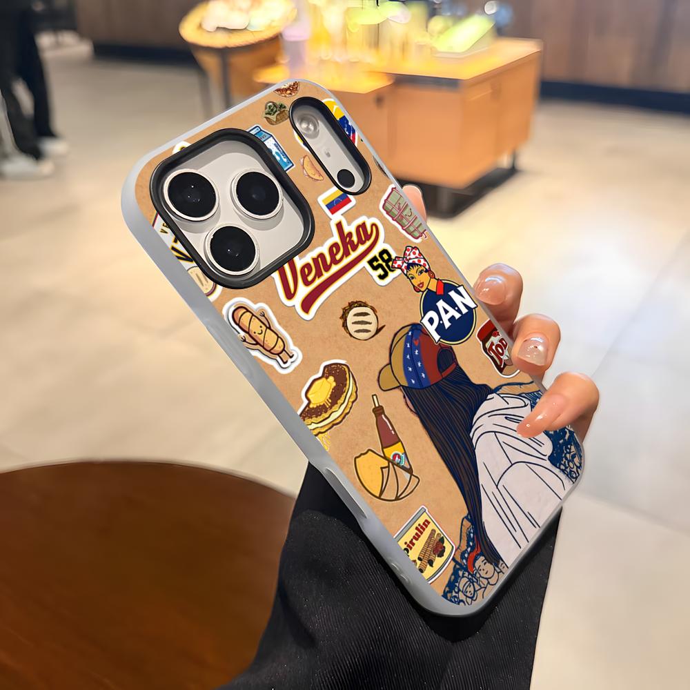 

Venezuela Aesthetic Art Phone Case For IPhone 17 Air 16 E 15 14 Plus 13 12 11 Pro Max Jelly 2 In 1 Protective Case iPhone 16 Pro