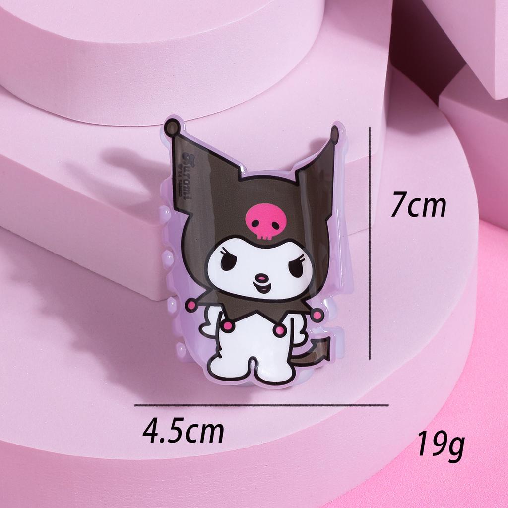1PC/Random 3PCS Cute Sanrio Cinnamoroll Hair Clips and Exquisite Kuromi Hair Accessories